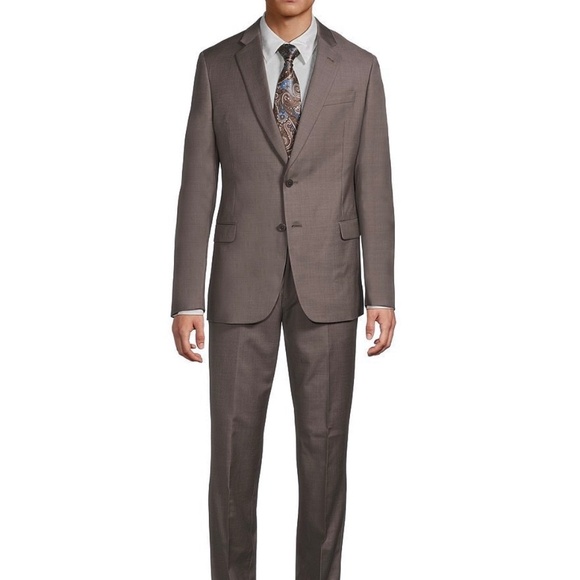 $695 2Pcs Michael Kors Suit Wool Silk Office Men’ Size 40R Business